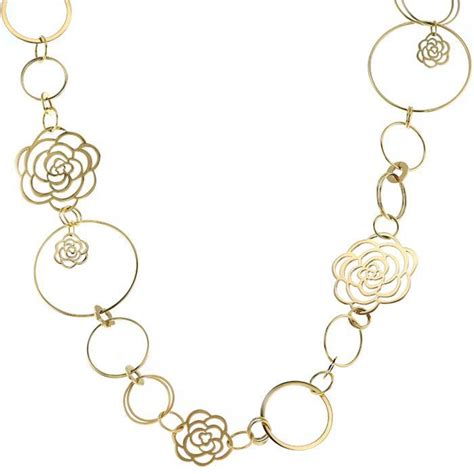 sautoire chanel|Chanel camellia necklace.